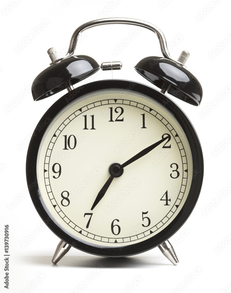 Alarm clock isolated on white background Alarm clock isolated on white background
