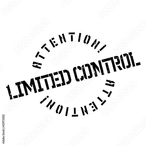 Limited Control rubber stamp. Grunge design with dust scratches. Effects can be easily removed for a clean, crisp look. Color is easily changed.