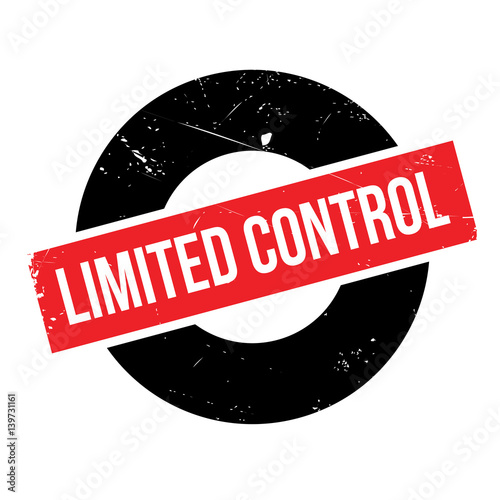 Limited Control rubber stamp. Grunge design with dust scratches. Effects can be easily removed for a clean, crisp look. Color is easily changed.