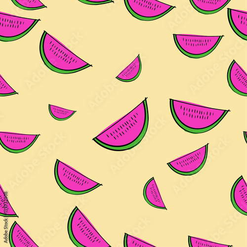 water melon pattern background seamless