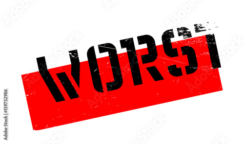 Worst rubber stamp. Grunge design with dust scratches. Effects can be easily removed for a clean, crisp look. Color is easily changed.