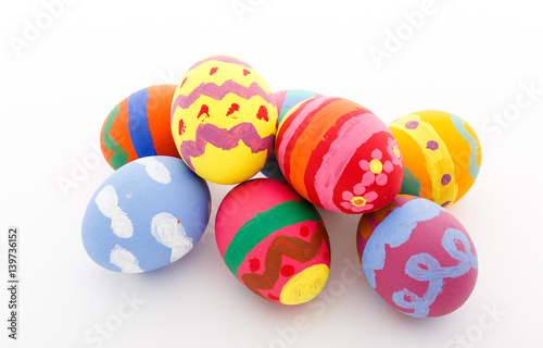 Handmade easter eggs