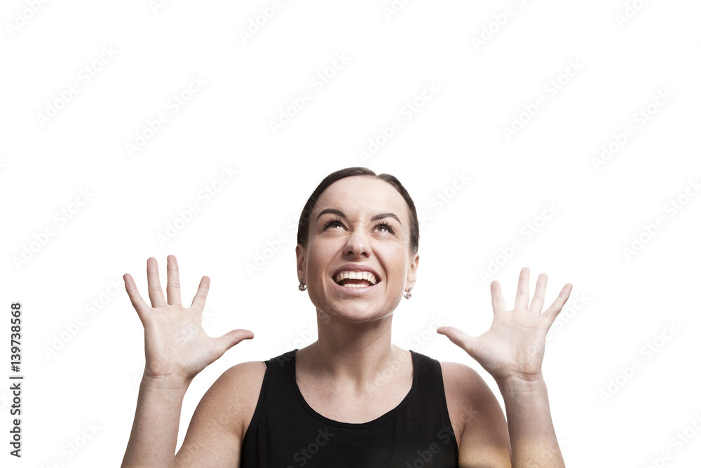 furious woman screaming