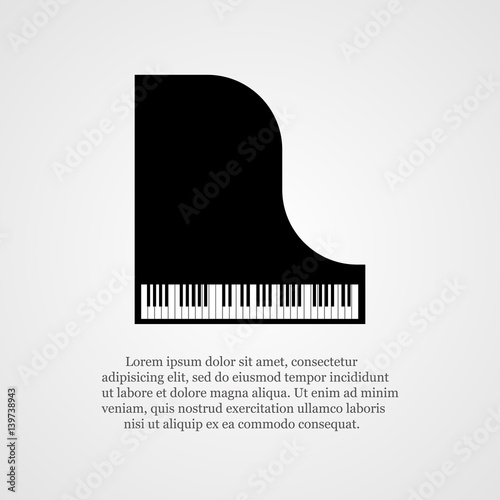 Piano background.