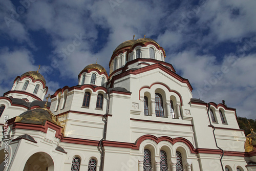 the monastery of the Holy Apostle Simon Cananita in New Athos (Anakopia) in Abkhazia photo