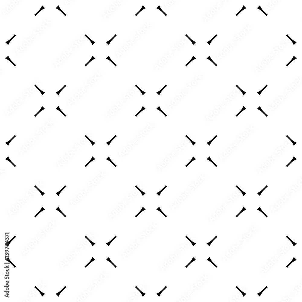 Vector minimalist seamless pattern, simple monochrome geometric texture. Diagonal thin lines, repeat tiles. Abstract minimalistic black & white background. Design for print, decor, textile, furniture