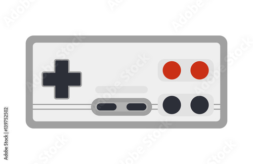 Game console joystick vector illustration
