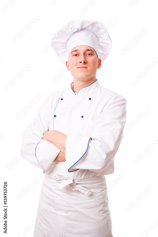 Young chef cook