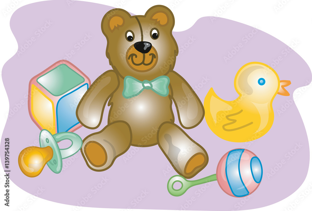 Obraz premium Baby toys