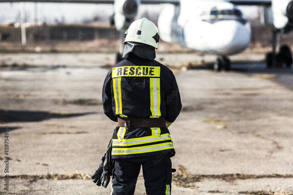 firefighter portrait on duty firefighter portrait on duty