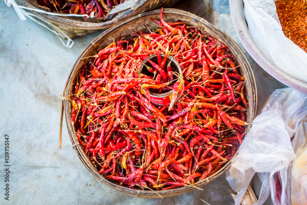 Fototapeta premium Birmania peppers