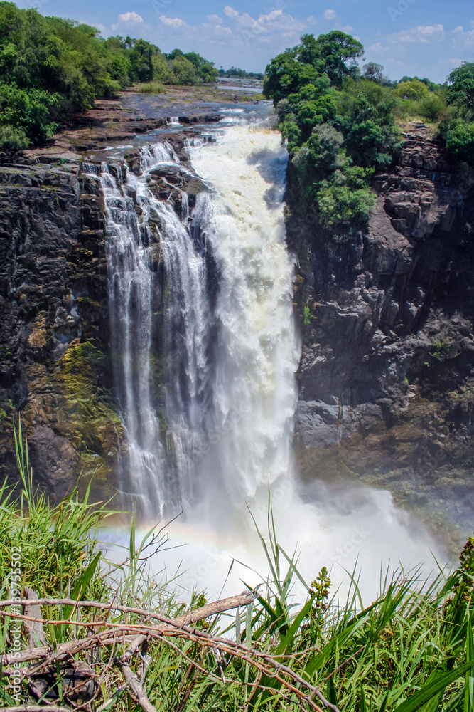 Fototapeta premium Victoria Falls at the border of Zambia and Zimbabwe