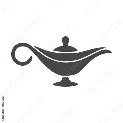 Magic lamp icon - Illustration