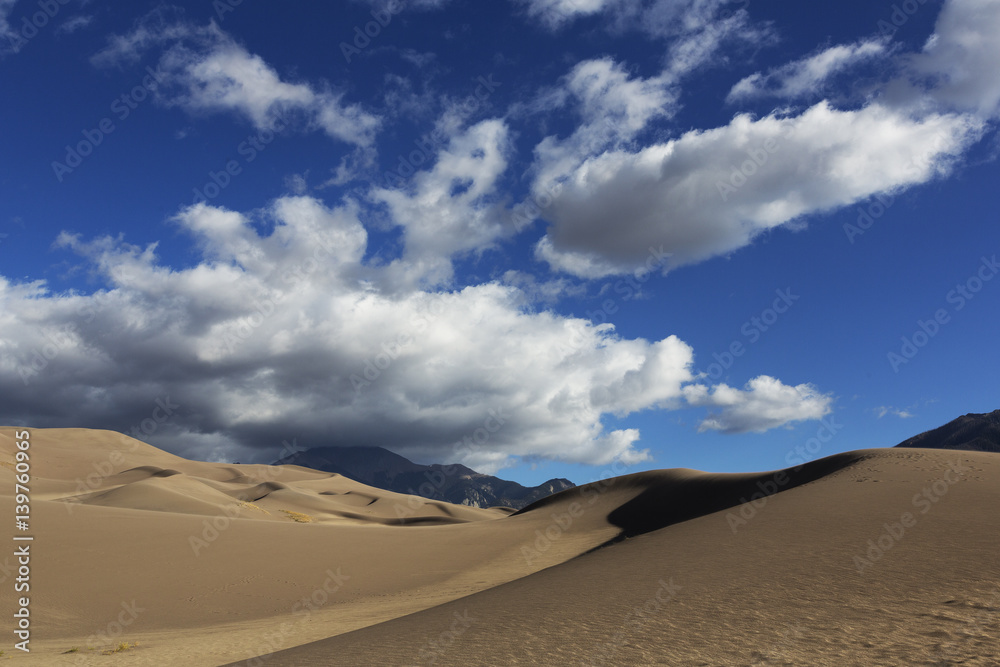 Dunes and Clouds, Great Sand Dunes National Park, Colorado Dunes and Clouds, Great Sand Dunes National Park, Colorado