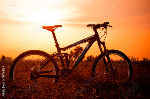 Bikecycle on sunset   © act_art