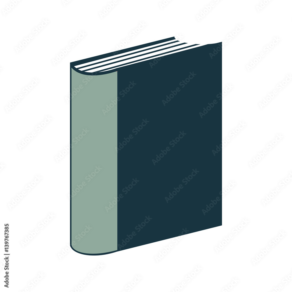 Blue book symbol on the white Blue book symbol on the white