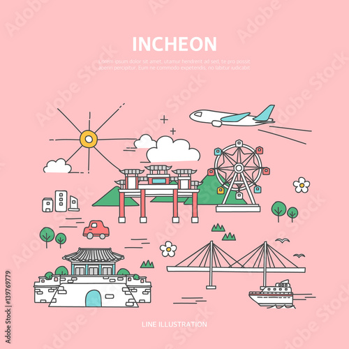 Incheon line layer set