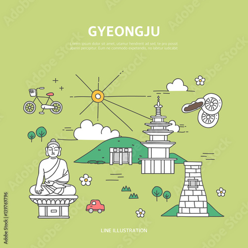 Gyeongju line layer set photo