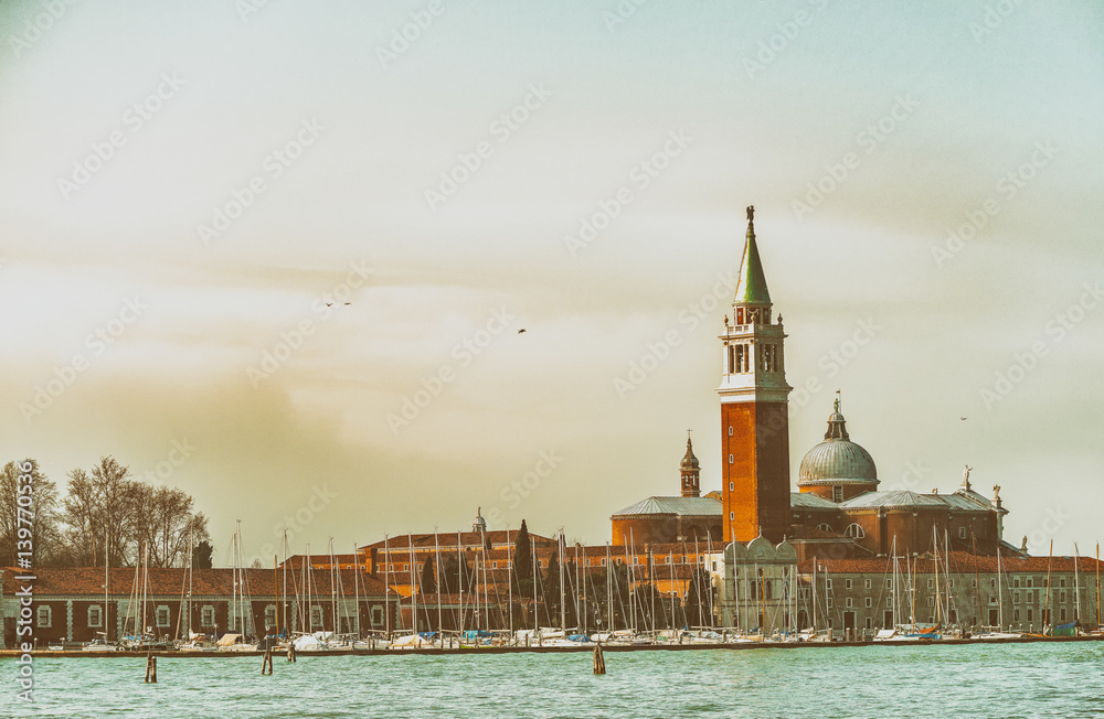 Fototapeta premium Venice Architecture along Grand Canal