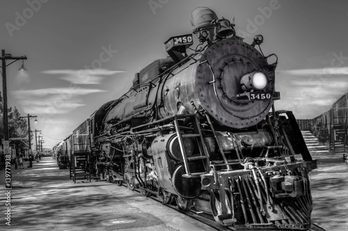 Locomotive cool burning 1030's vintage transported freight and passengers from mid 1920's to 1935 in the southwest. photo