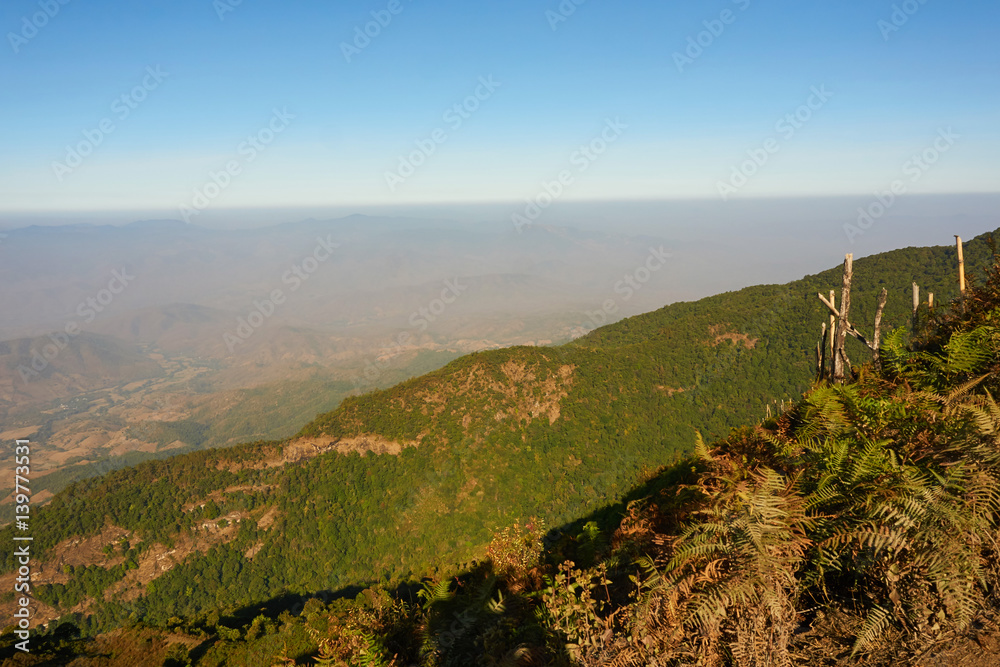 Scenic form mountain viewpoint. 