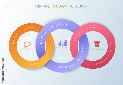 Infographic Elements with business icon on full color background  process or steps and options workflow diagrams,vector design element eps10 illustration