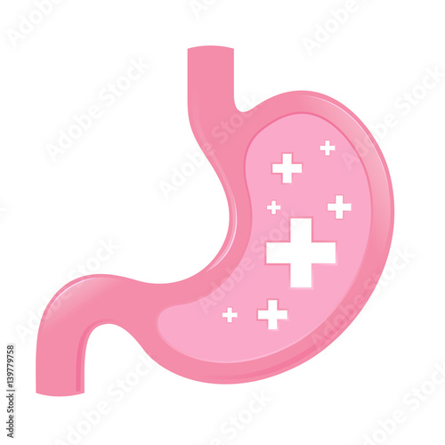 Healthy Stomach Intestine Icon