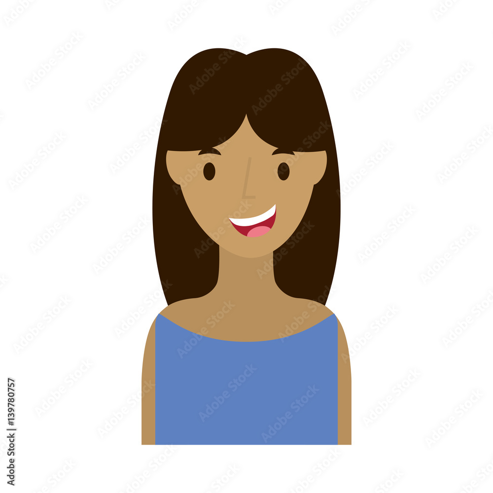 cute woman avatar character vector illustration design cute woman avatar character vector illustration design