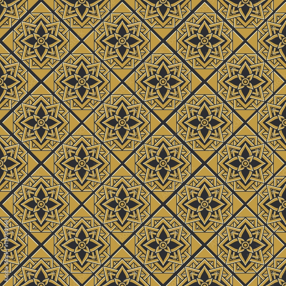 Bronze seamless pattern