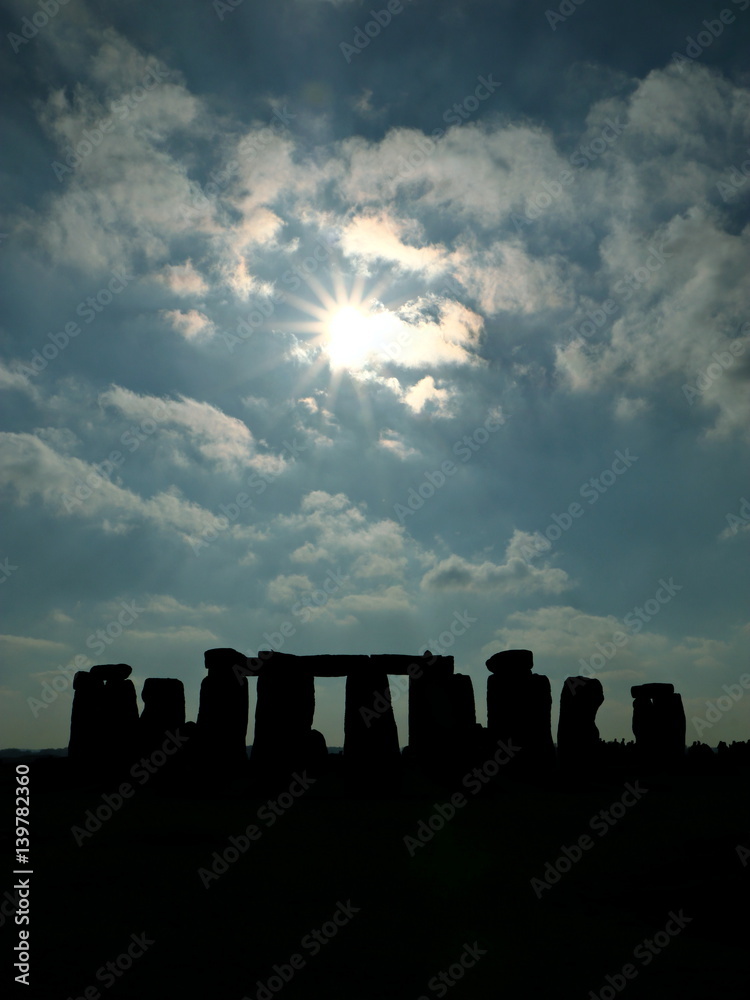 Stonehenge in Silhouette