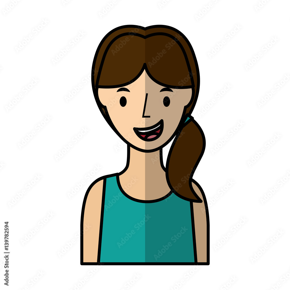 cute woman avatar character vector illustration design cute woman avatar character vector illustration design