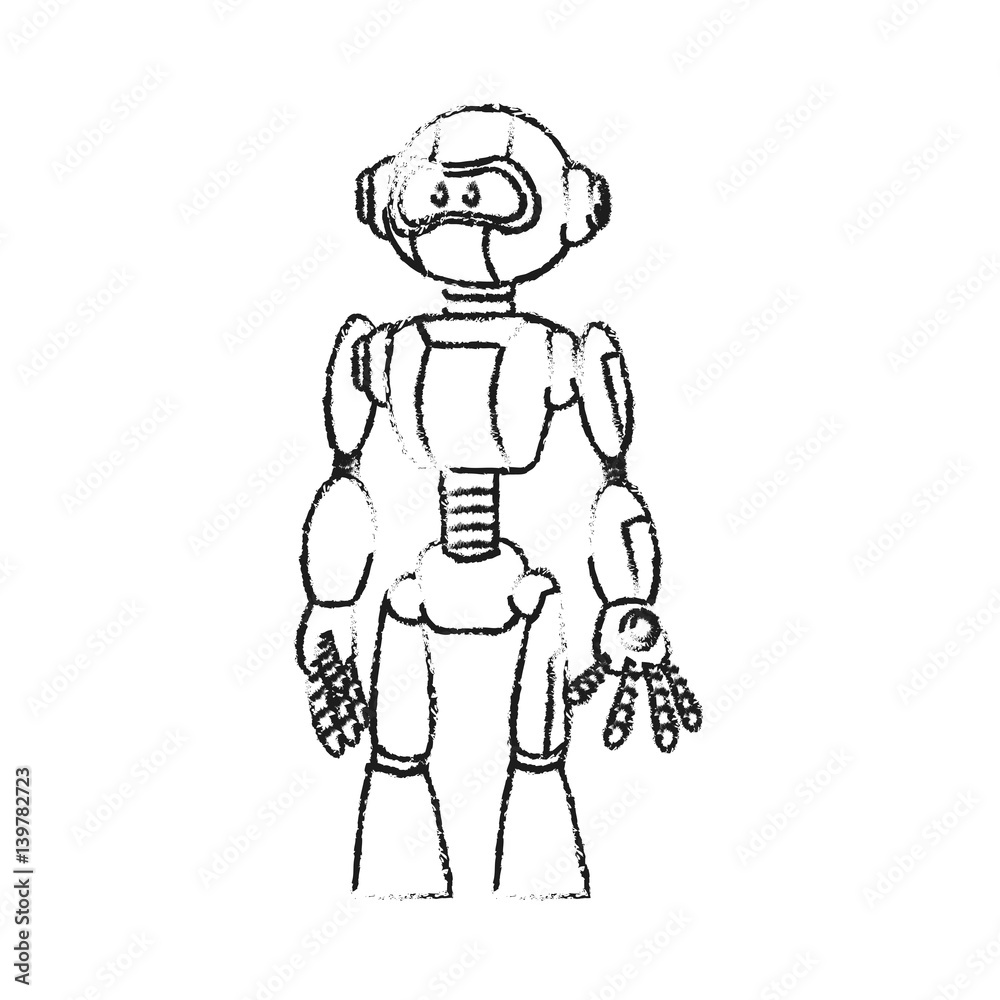 robot technology icon image vector illustration design robot technology icon image vector illustration design
