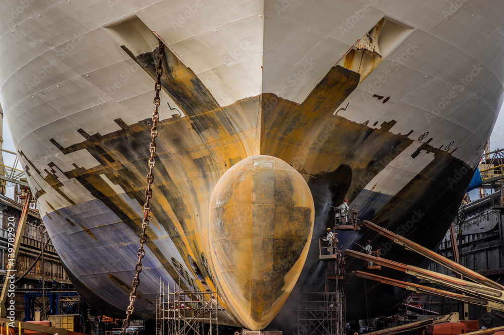 Ship in the Dry Dock