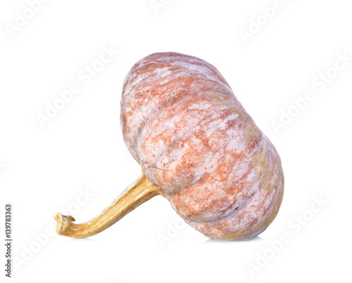 Pumpkin isolated with the white background