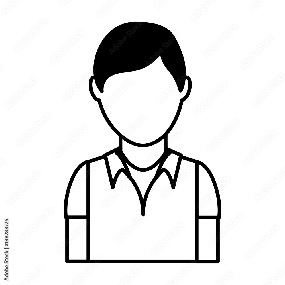 young man avatar character vector illustration design young man avatar character vector illustration design