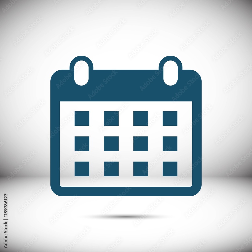 calendar icon stock vector illustration flat design calendar icon stock vector illustration flat design