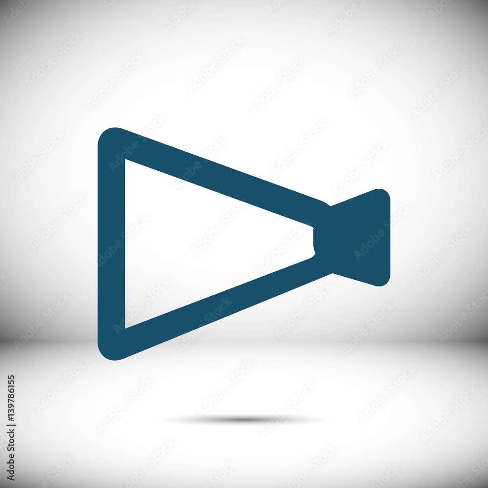 announcement icon stock vector illustration flat design announcement icon stock vector illustration flat design