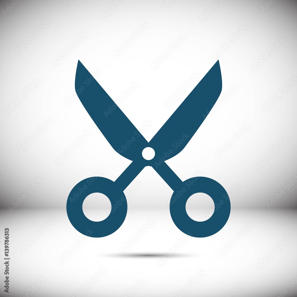cut icon stock vector illustration flat design cut icon stock vector illustration flat design