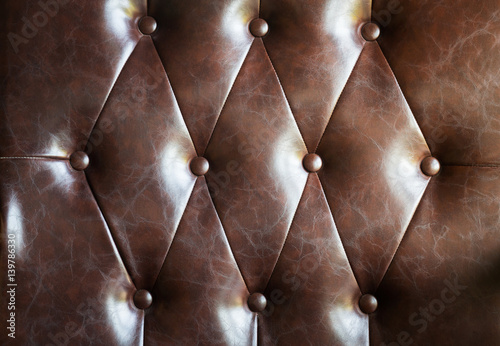 Leather Sofa In Living Room photo