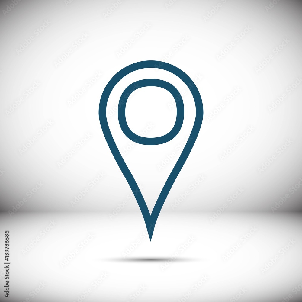 navigation icon stock vector illustration flat design navigation icon stock vector illustration flat design