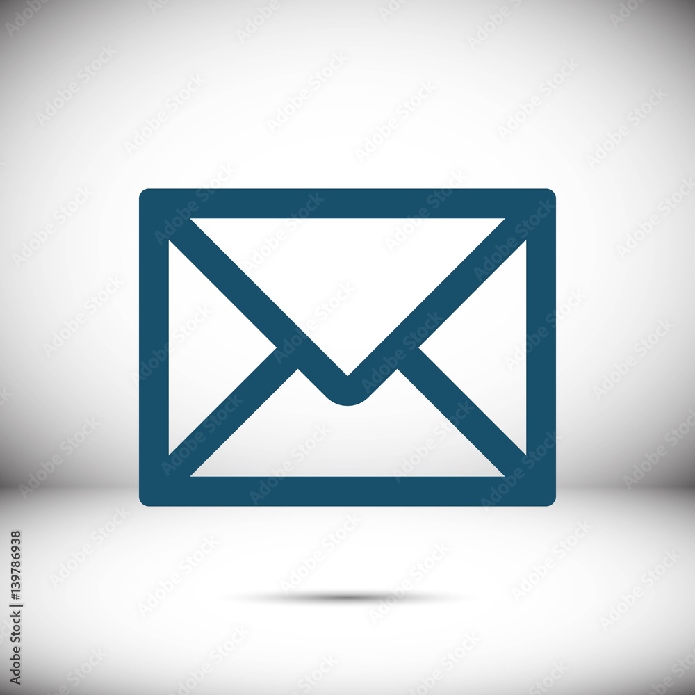 email icon stock vector illustration flat design email icon stock vector illustration flat design