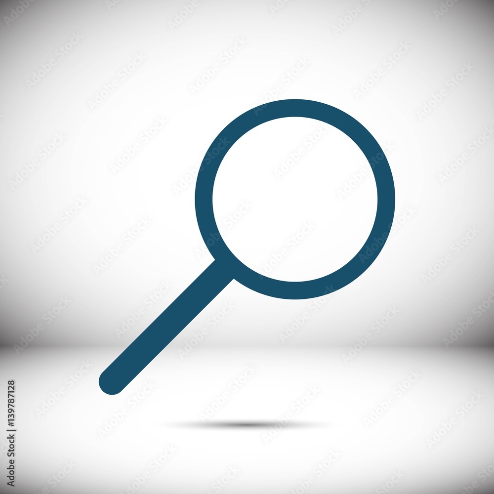 search icon stock vector illustration flat design search icon stock vector illustration flat design