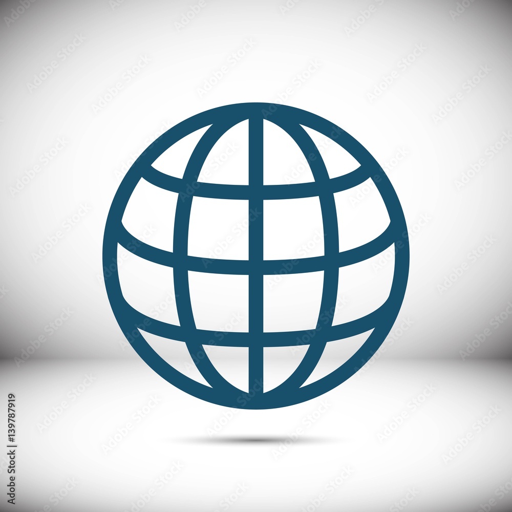 web icon stock vector illustration flat design web icon stock vector illustration flat design