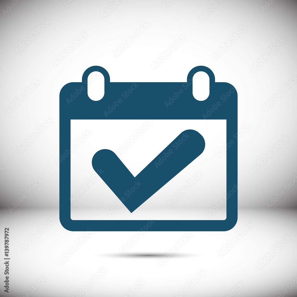 calendar icon stock vector illustration flat design calendar icon stock vector illustration flat design