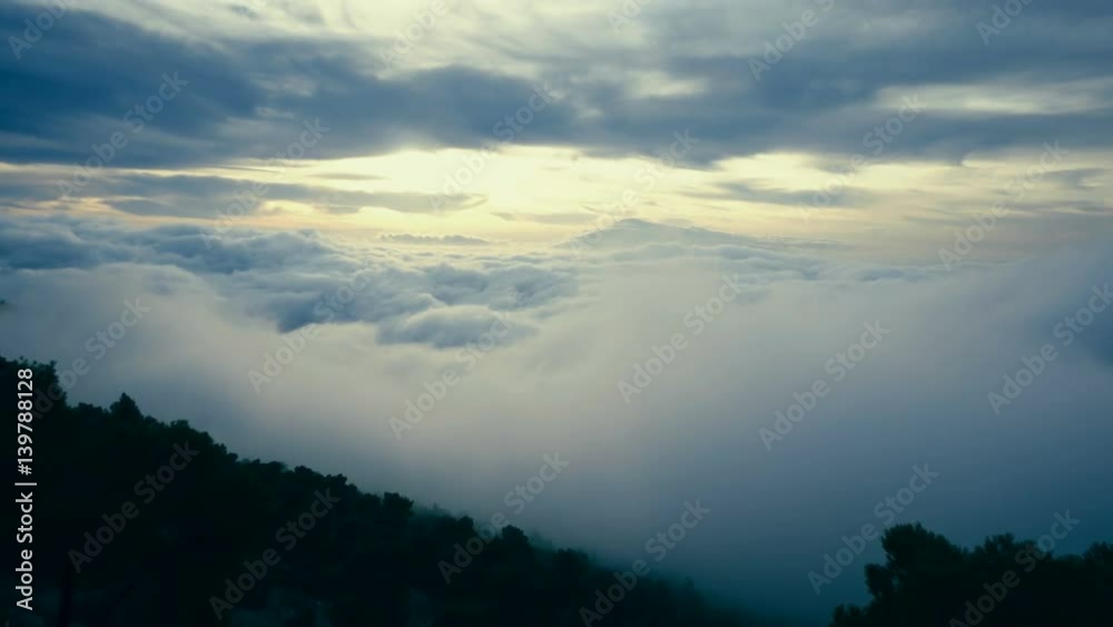 Breathtaking sunrise or sunset skyline view from the top of a mountain.Pov handheld gimbal stabilized shot of someone admiring a spectacular view from the top of a mountain during sunset or sunrise Breathtaking sunrise or sunset skyline view from the top of a mountain.Pov handheld gimbal stabilized shot of someone admiring a spectacular view from the top of a mountain during sunset or sunrise