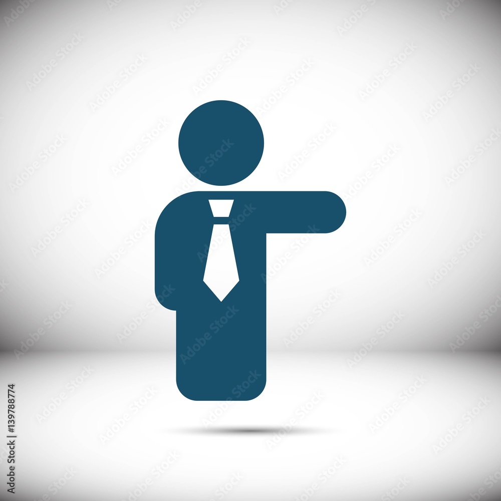 Man icon stock vector illustration flat design Man icon stock vector illustration flat design