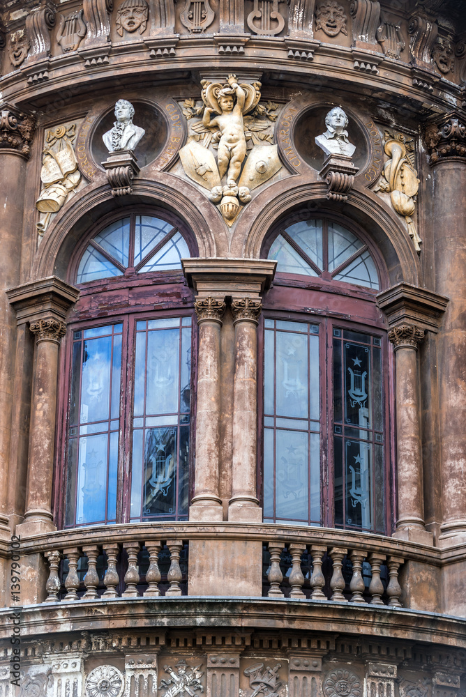 Fototapeta premium Teatro Massimo Bellini opera house in Catania, Sicily, Italy