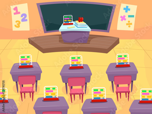 Math Classroom Interior