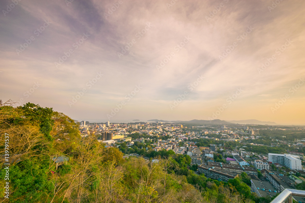 View point khao rang phuket island thailand