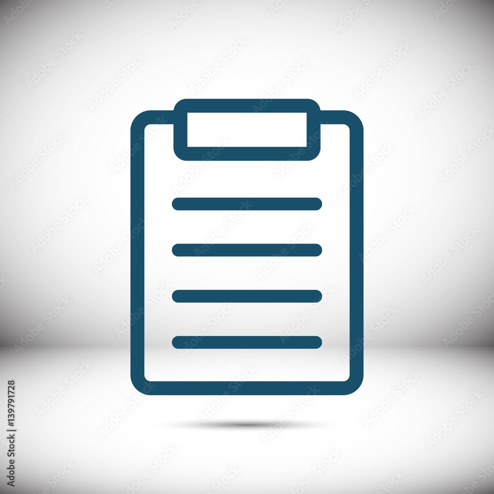 checklist icon stock vector illustration flat design checklist icon stock vector illustration flat design